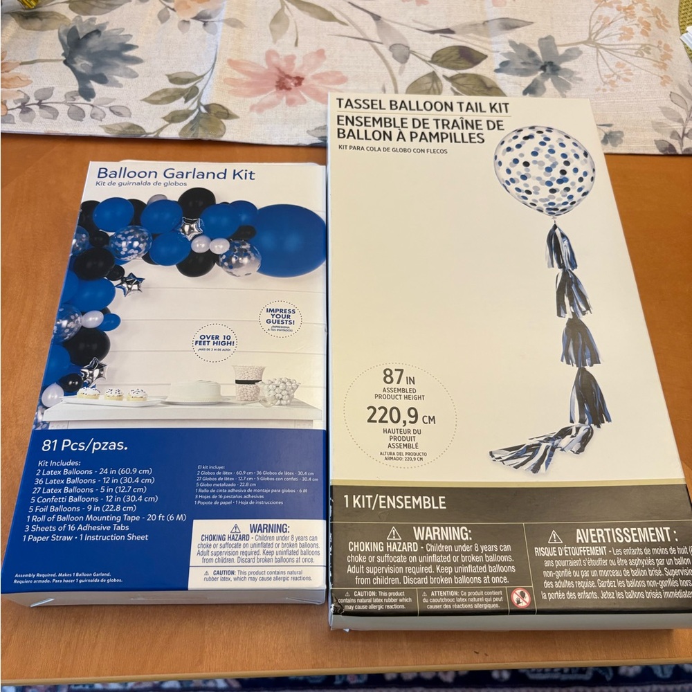 Lot of 2 Balloon Sets, NWT